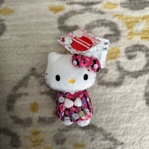 Hello Kitty Keychain Plush in Pink Kimono. Japan Exclusive Collection.